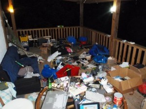 The detritus of an exploding Norwegian