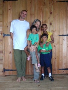 The family ... this morning