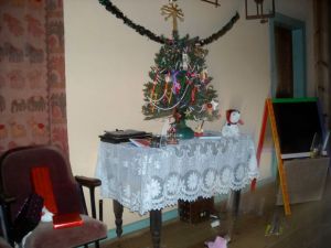 The discochristmas tree ... it spins!