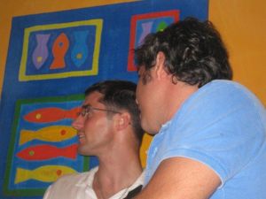 Lio and Carlos ... that's France listening to Spain