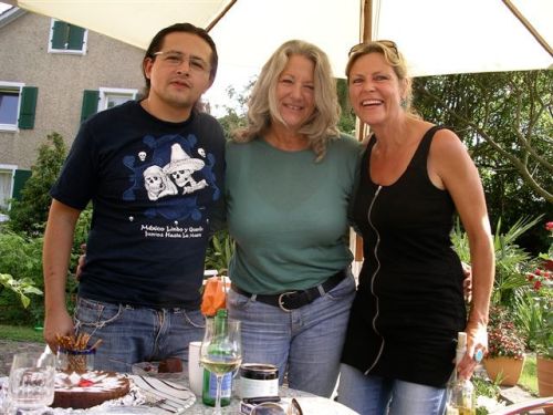 Ernesto, me and Carola in Basel in July
