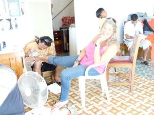 Alan adds my kids to an old tatt