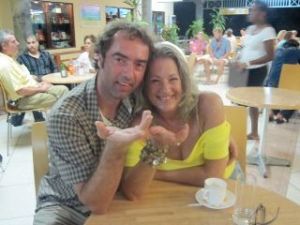 Happy and Iris were here in May