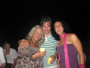 New friends come ... Me with Carlos and Violeta