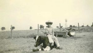 Dad&Cow1930
